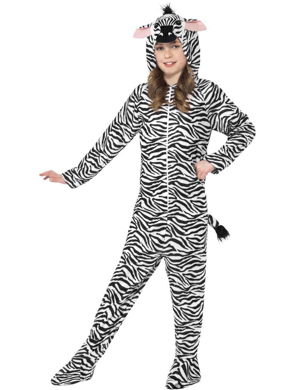 Zebra Costume, Black & White 1