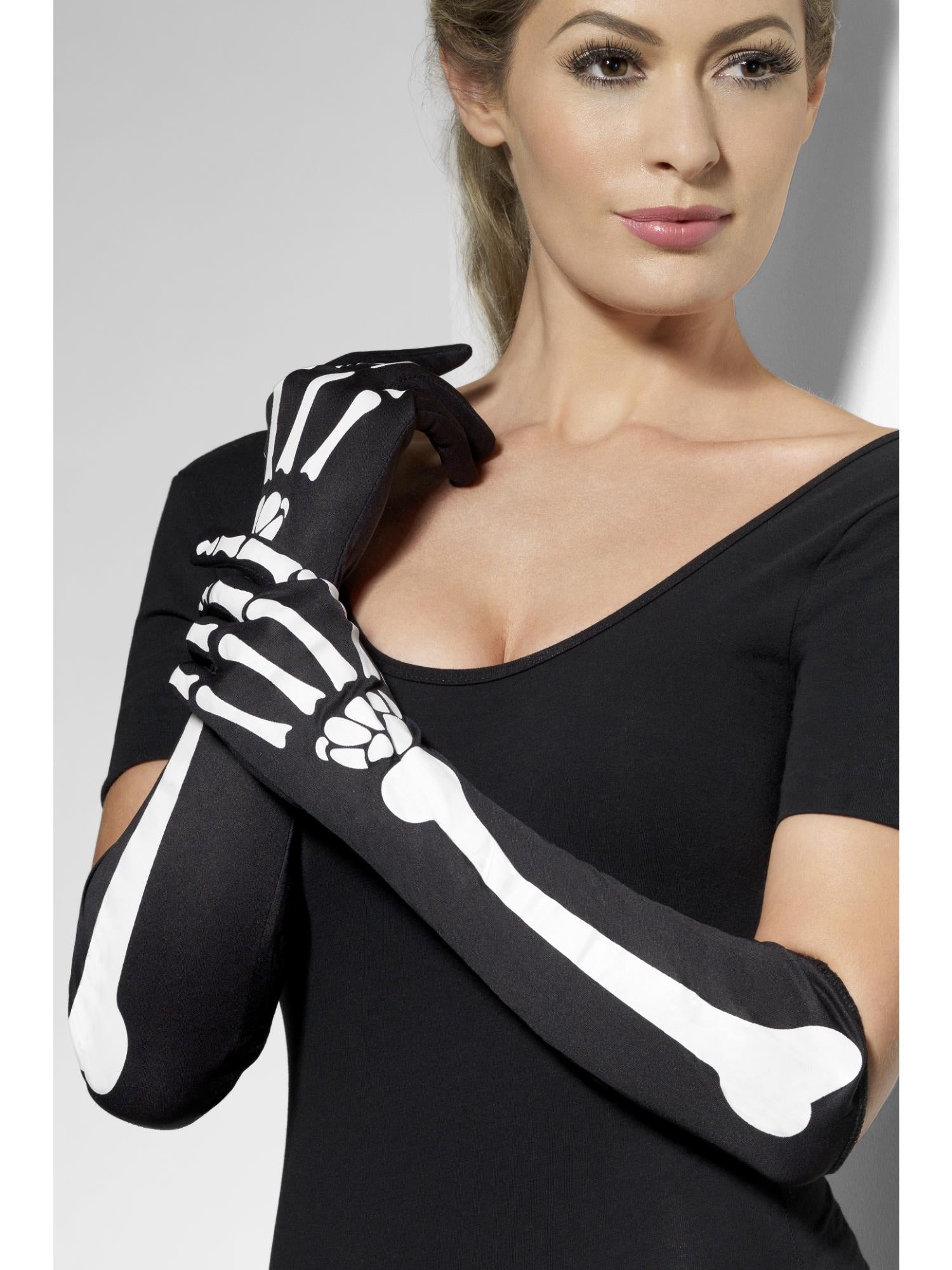 Skeleton Gloves, Black 1