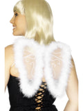 Mini Glitter Wings, White 1
