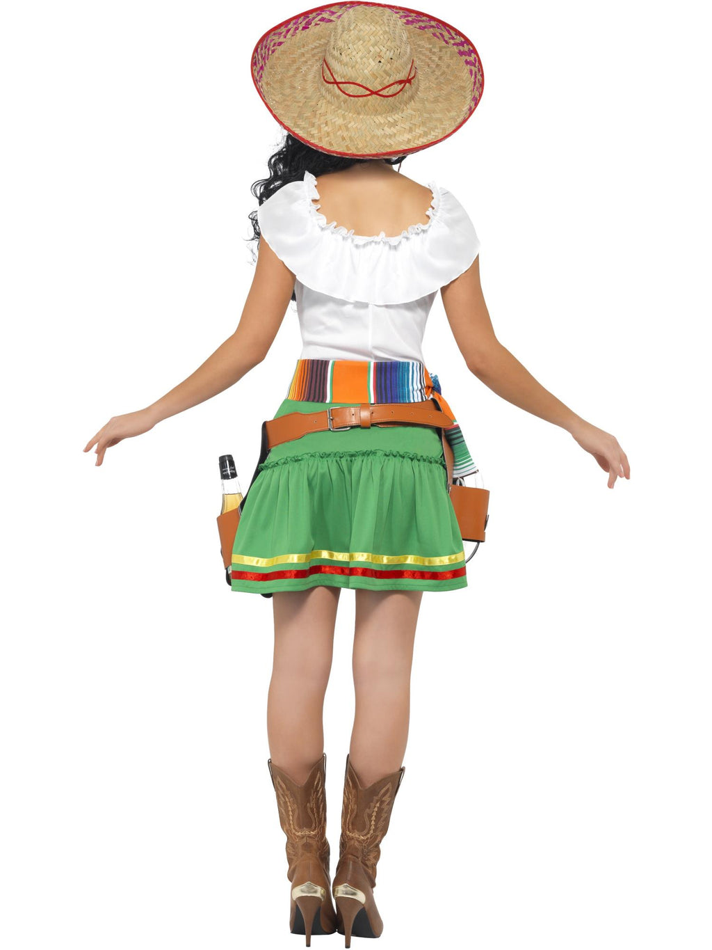 Tequila Shooter Girl Costume, Green 2