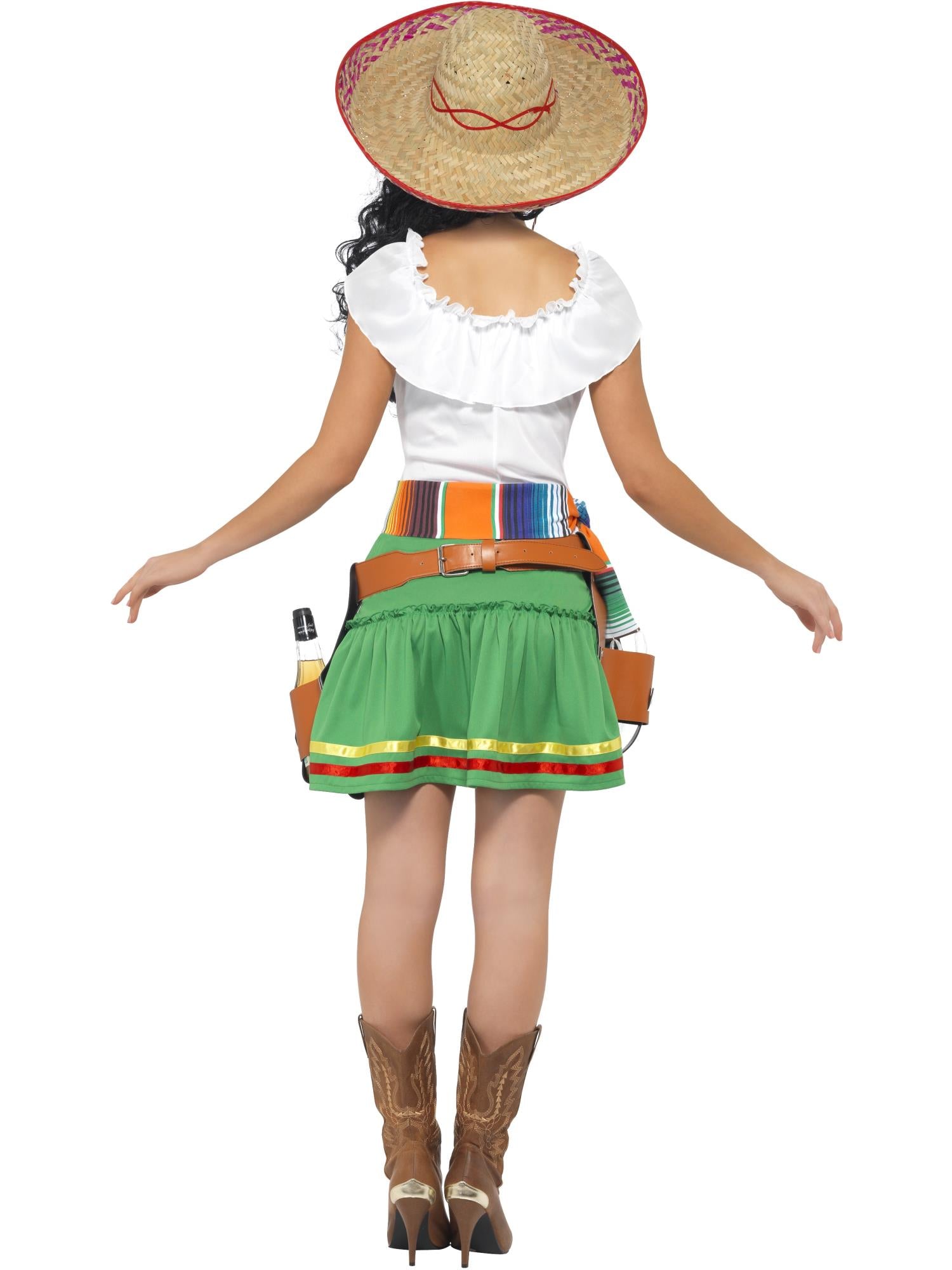 Tequila Shooter Girl Costume, Green 2