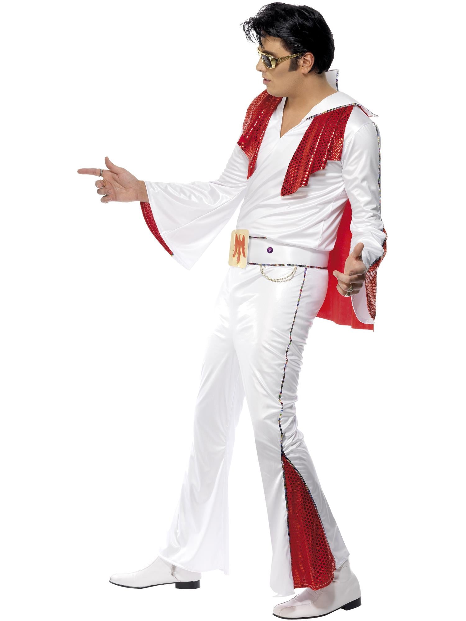 Elvis Costume, White & Red 3
