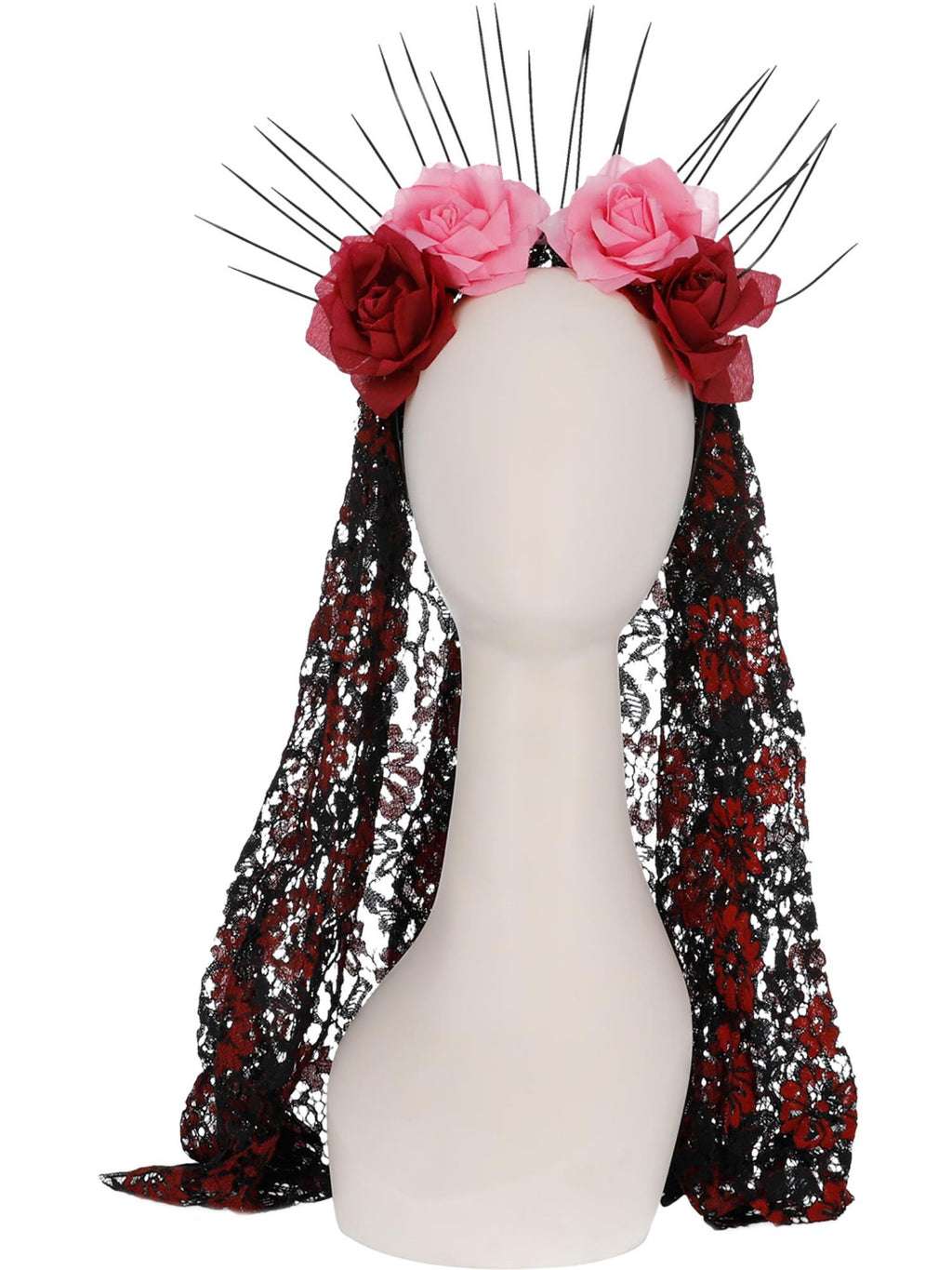 Deluxe Sunburst Day of the Dead Headband 2