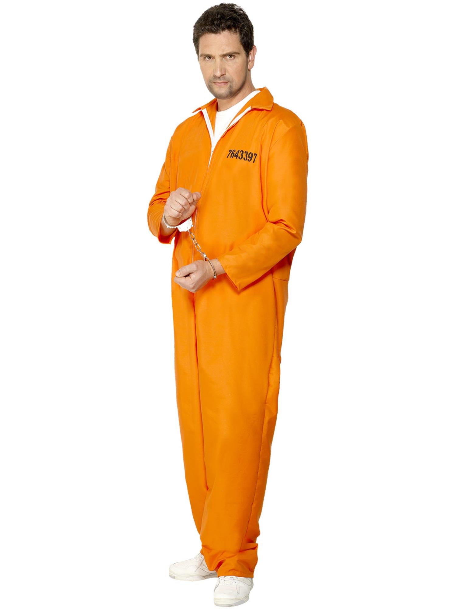 Escaped Prisoner Costume, Orange 3
