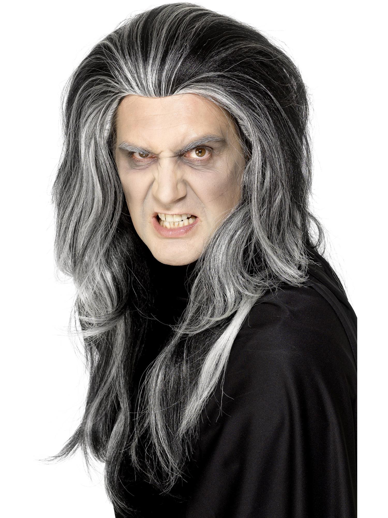 Gothic Vampire Wig, Black 1