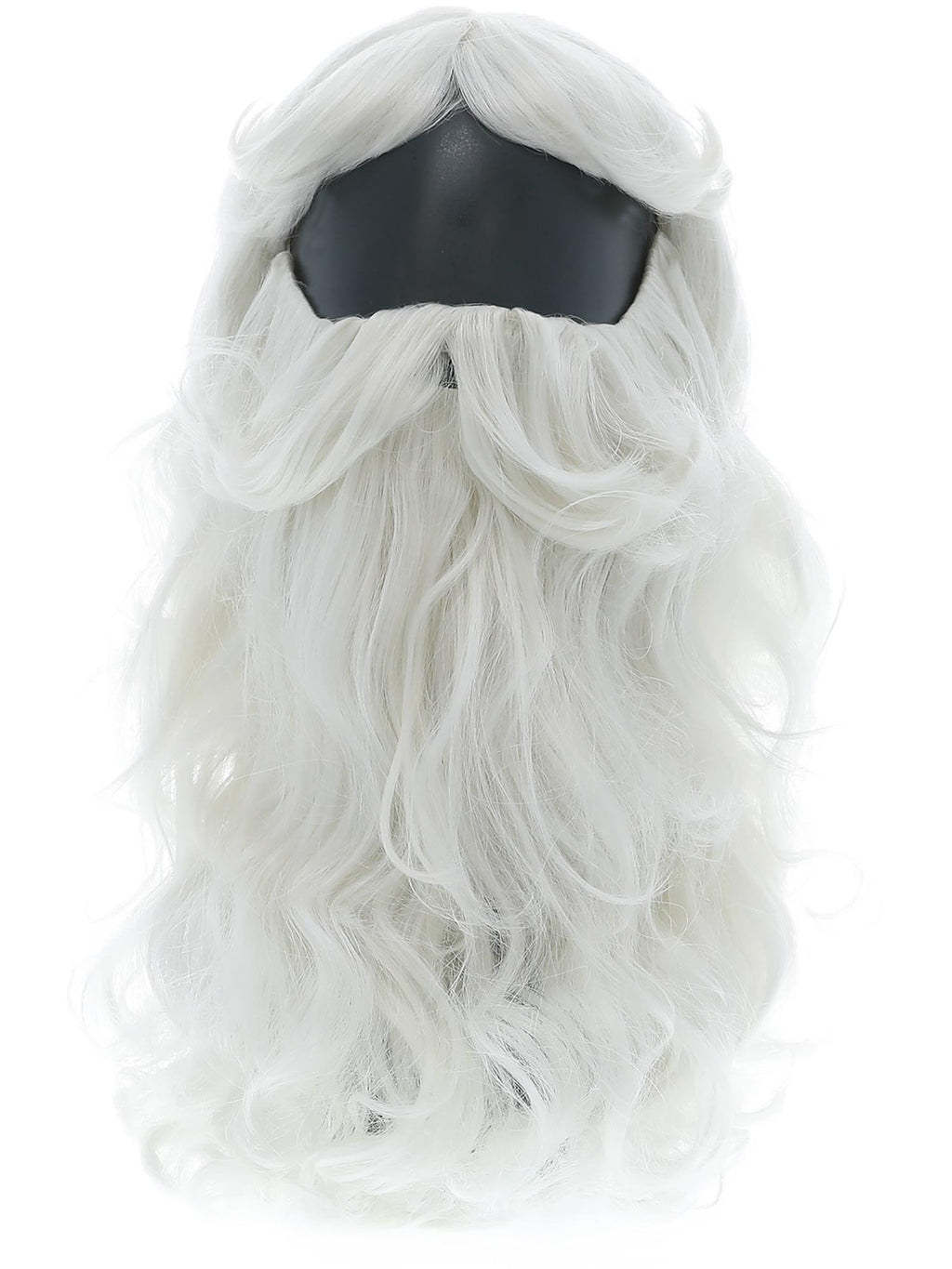 Santa Wig and Beard Set, White 2