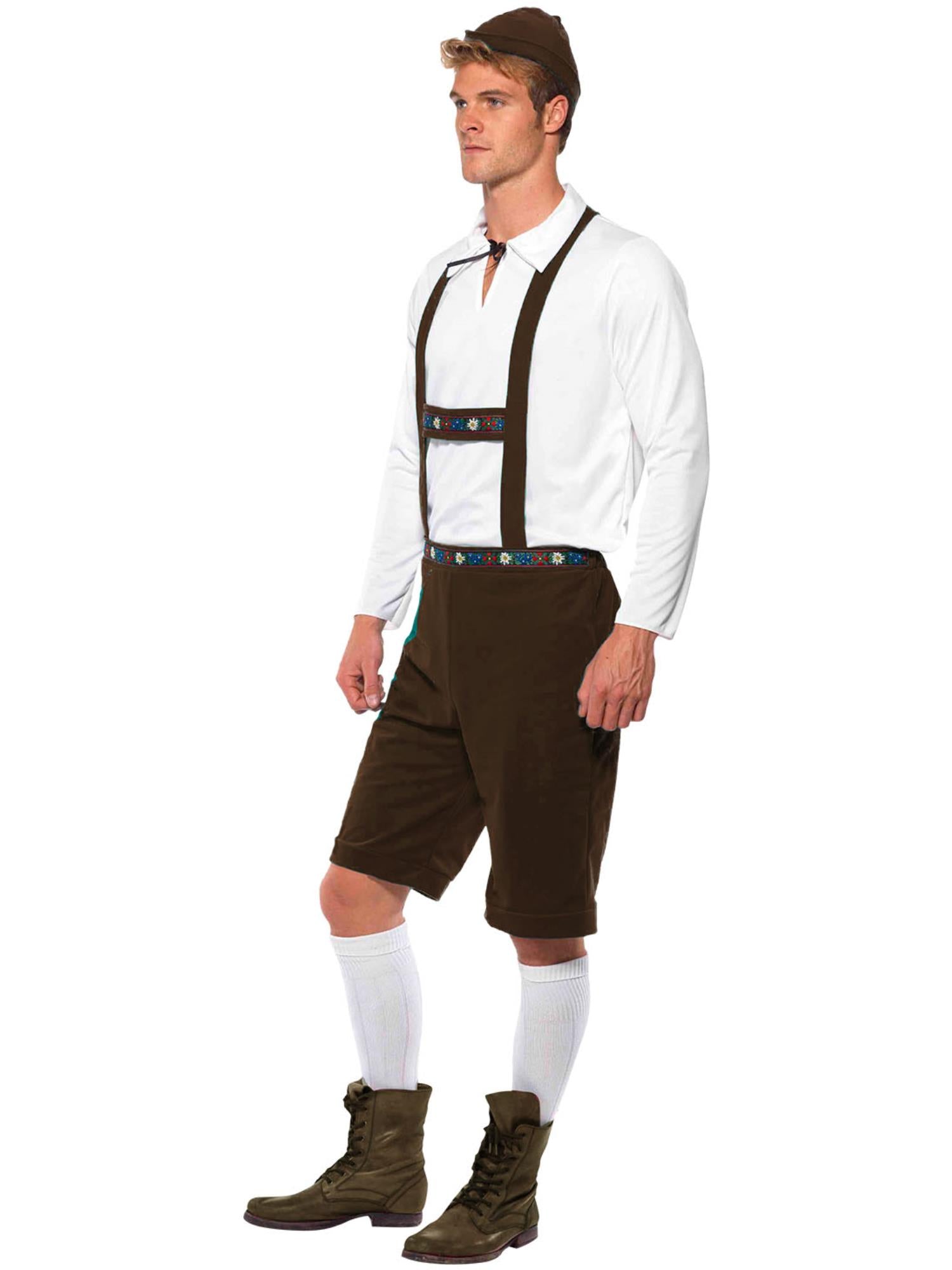 Bavarian Man Costume, Brown 3