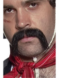 Authentic Western Mexican Handlebar Moustache, Bla 1