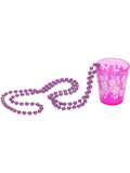 Shot Glass on Beads, Pink 1