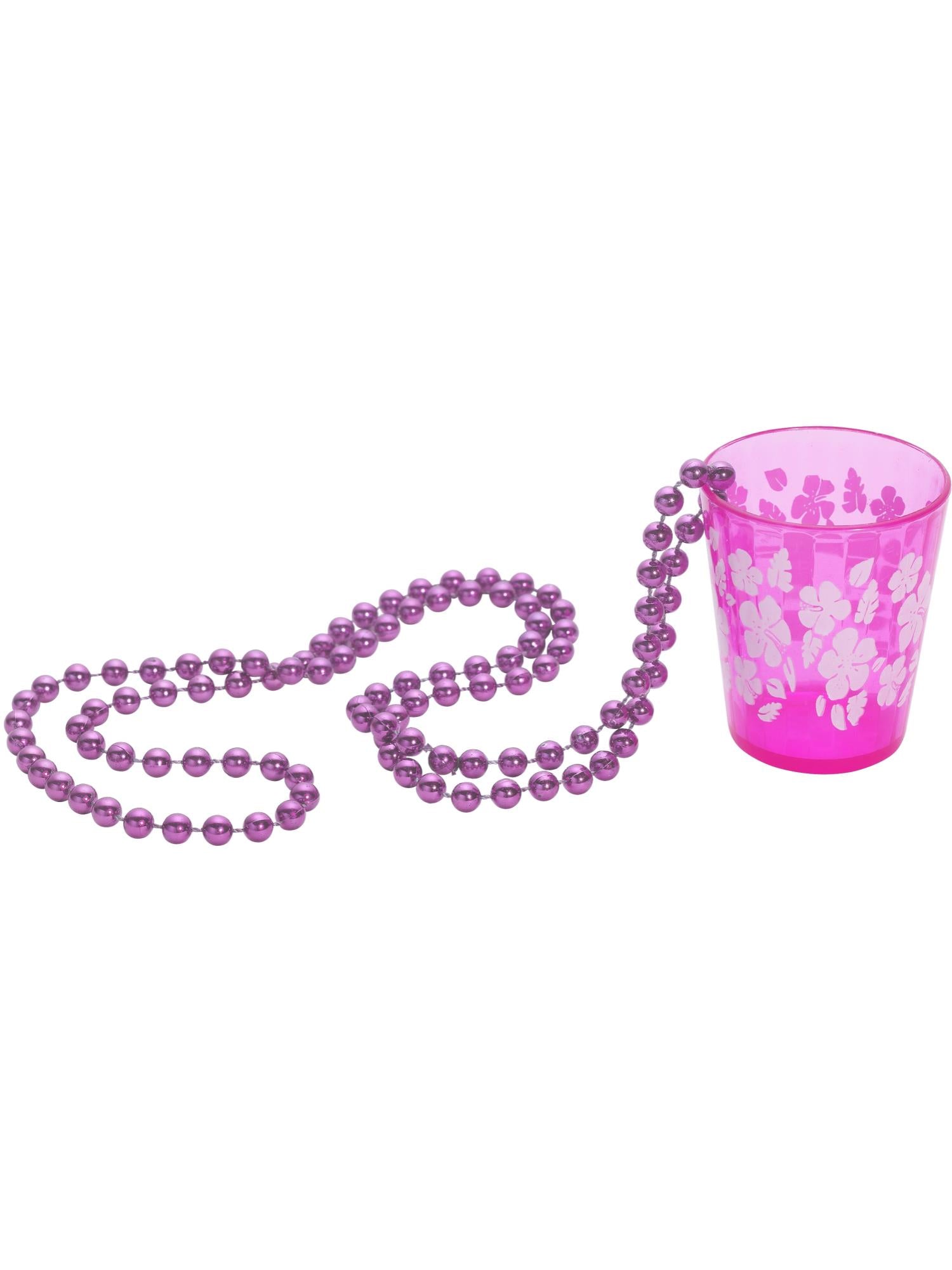 Shot Glass on Beads, Pink 1