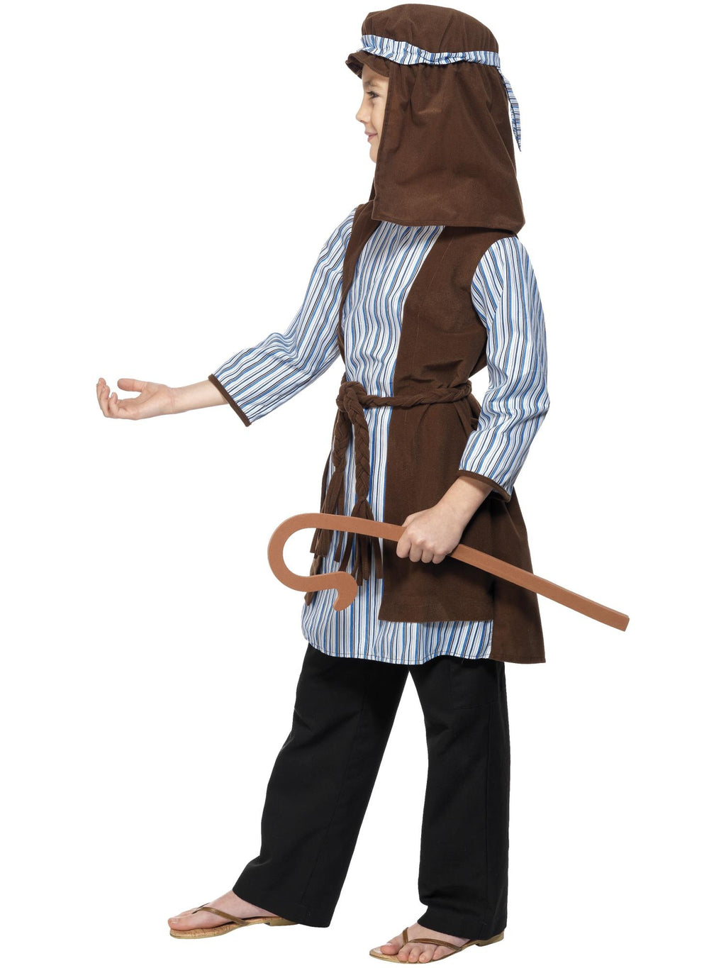 Shepherd Costume, Blue & Brown 3