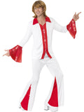 Super Trooper Male Costume, White & Red 1