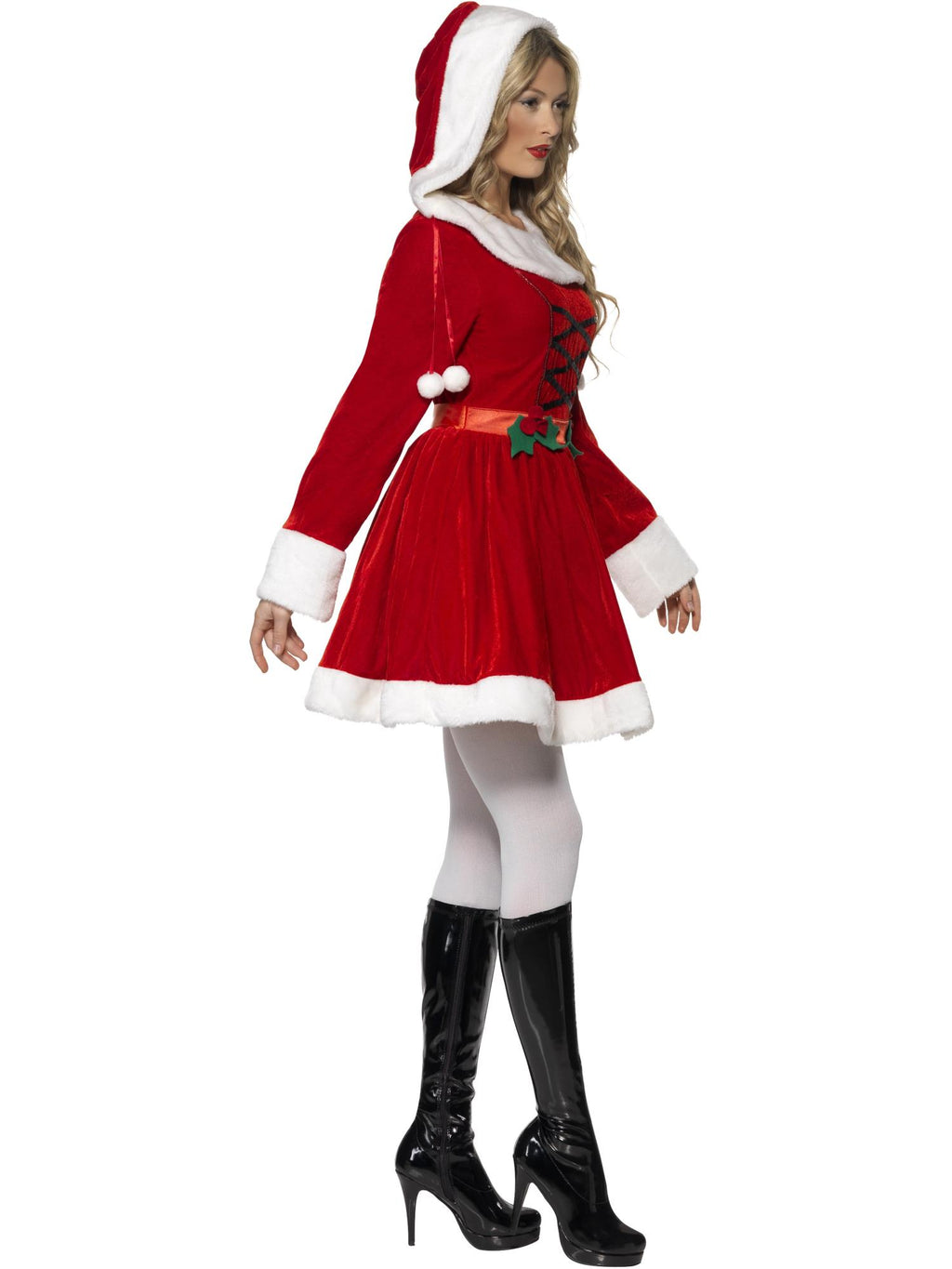 Miss Santa Costume, Red 3