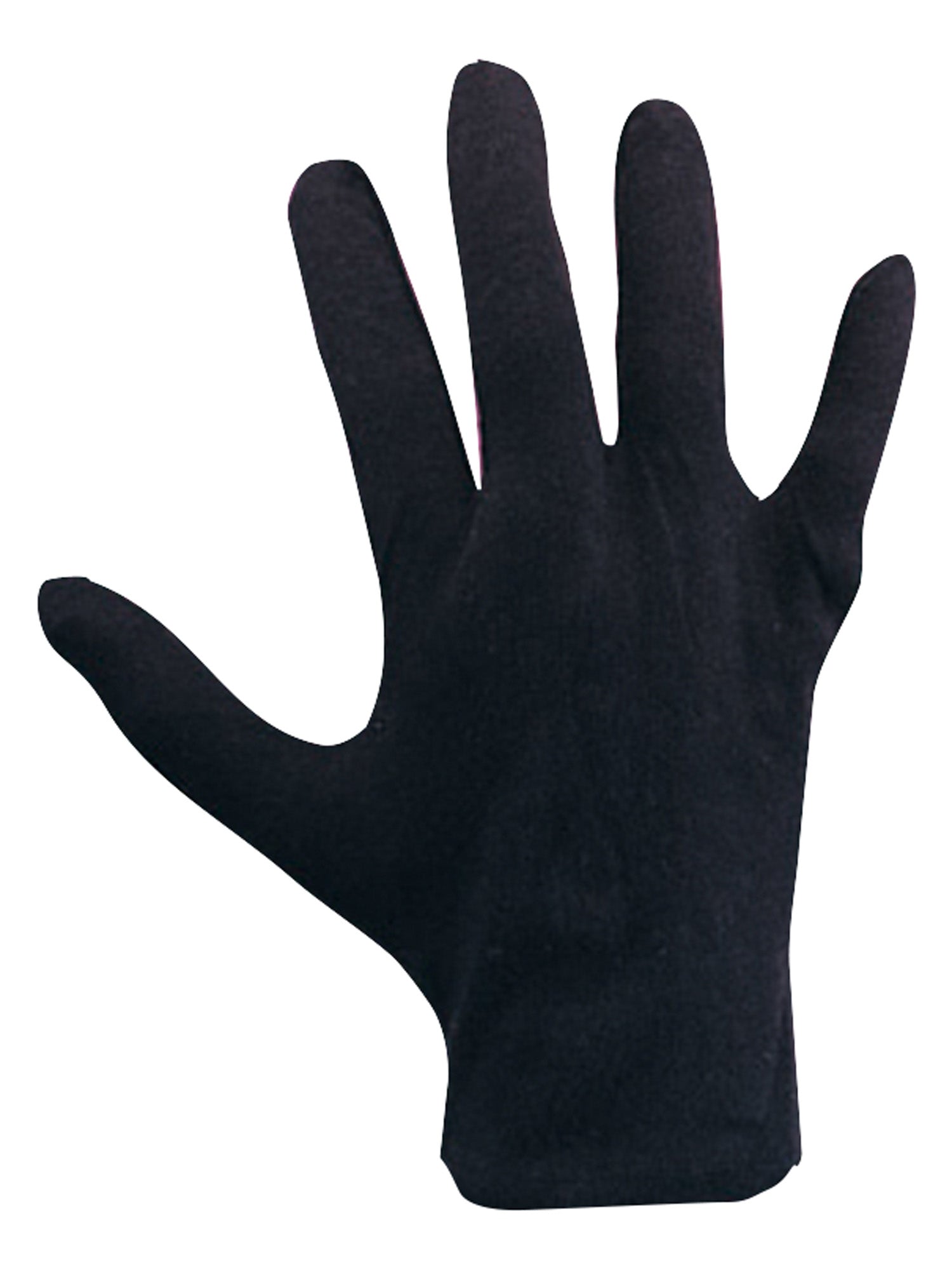 Mens Black Cotton Gloves 1