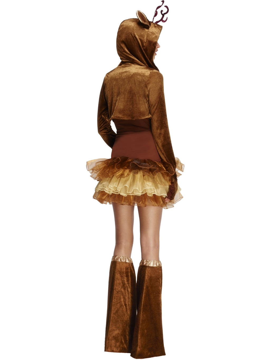 Fever Reindeer Costume, Tutu Dress, Brown 2