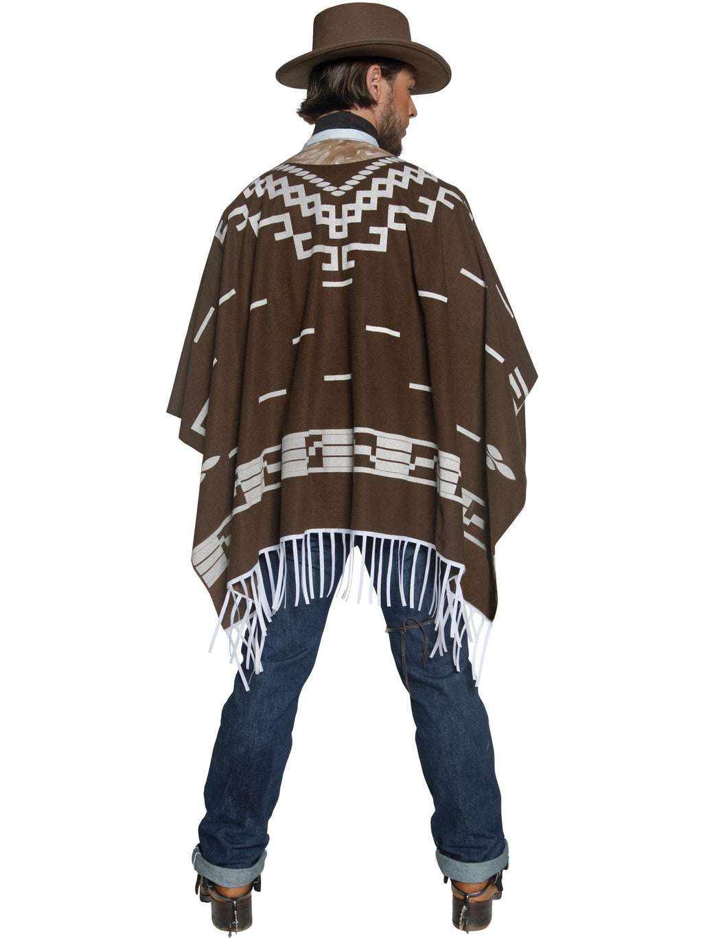 Authentic Western Wandering Gunman Costume, Brown 2