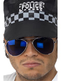 Aviator Specs, Blue Mirror, Silver 1