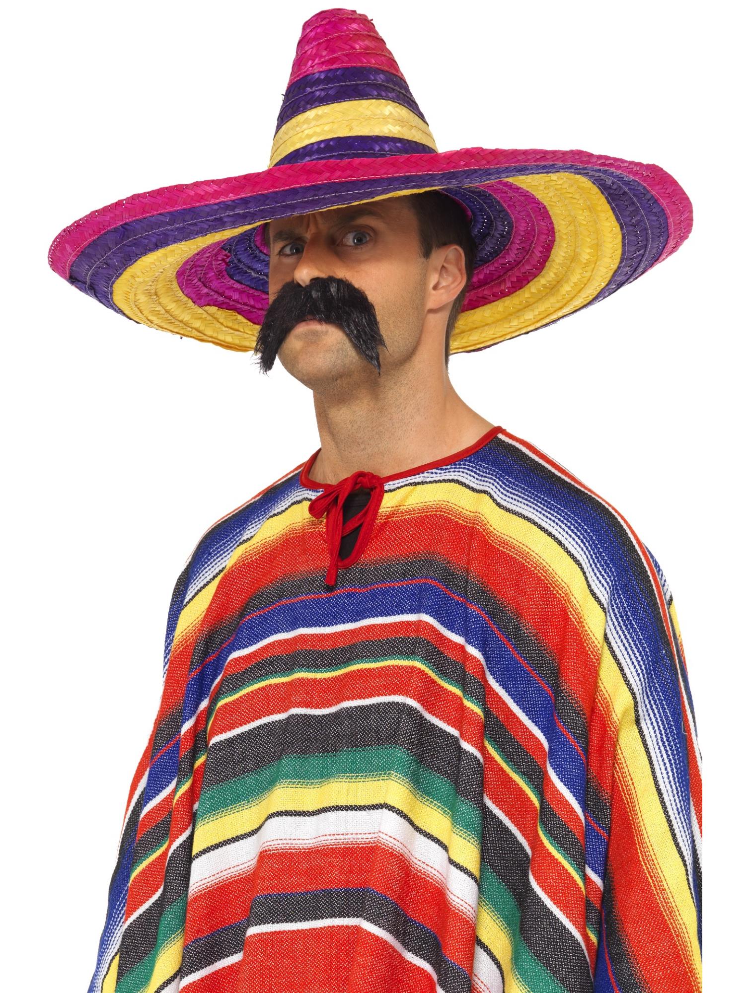 Large Sombrero, Multi-Coloured 1