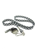 Silver Metal Whistle, Black & White 1