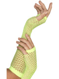 Fishnet Gloves, Neon Green 1