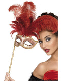 Baroque Fantasy Eyemask, Red 1