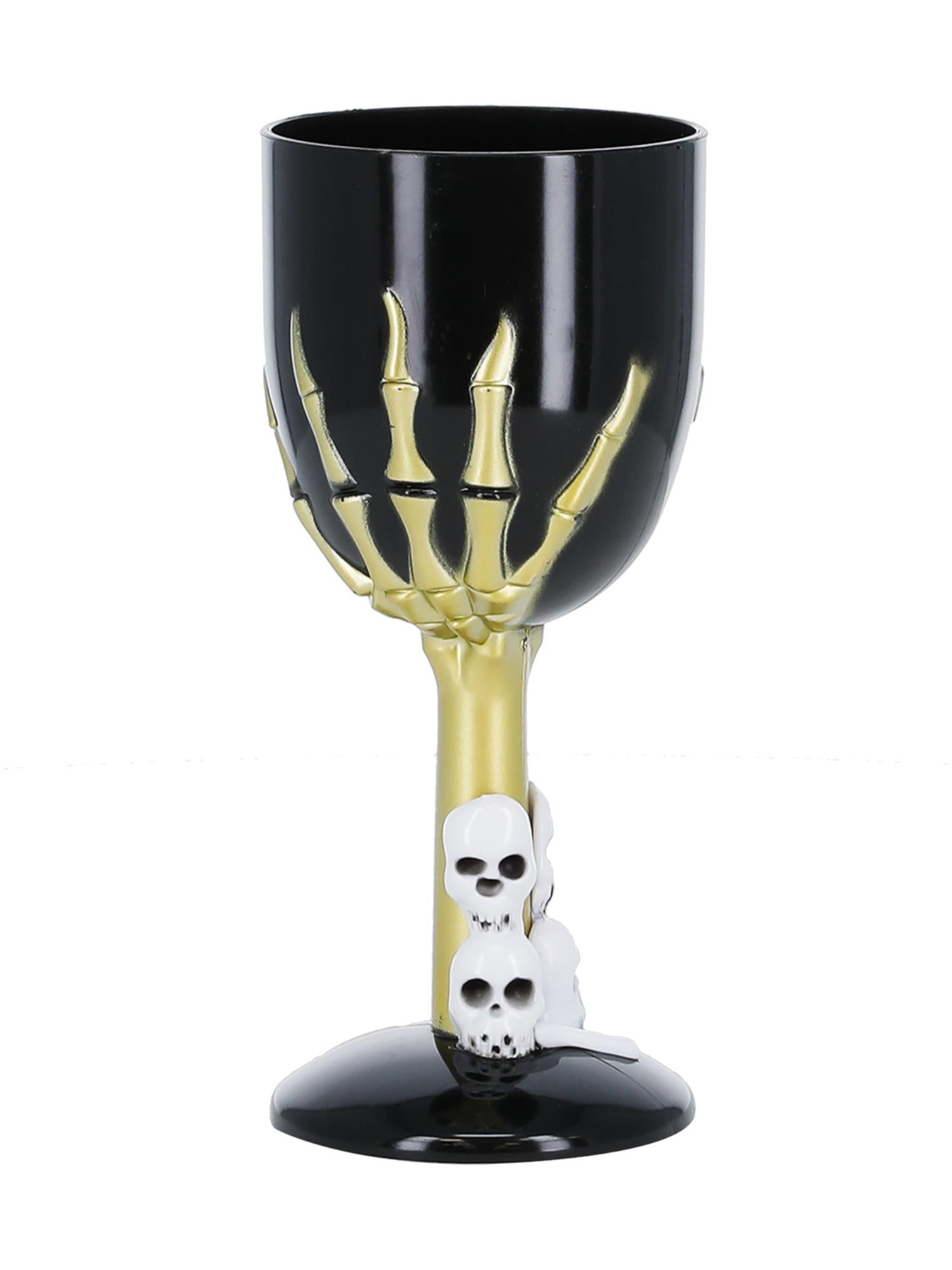 Gothic Wine Glass, Black 2