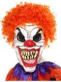 Scary Clown Mask, White & Red 1