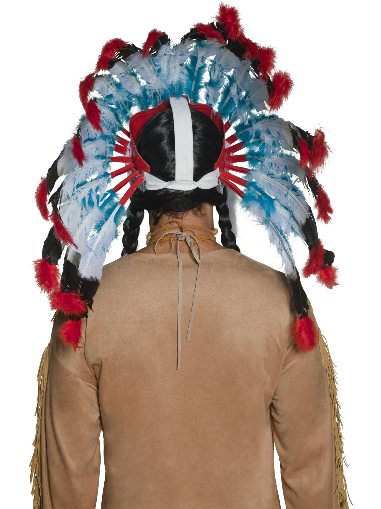 Native American Inspired Headdress, Blue 2