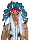 Native American Inspired Headdress, Blue 1