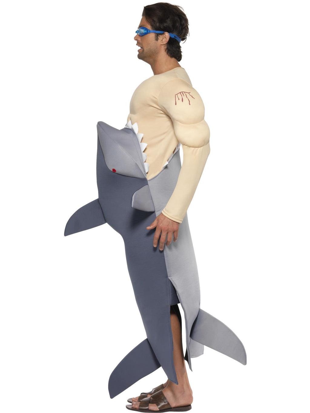 Man-Eating Shark Costume, Grey 3