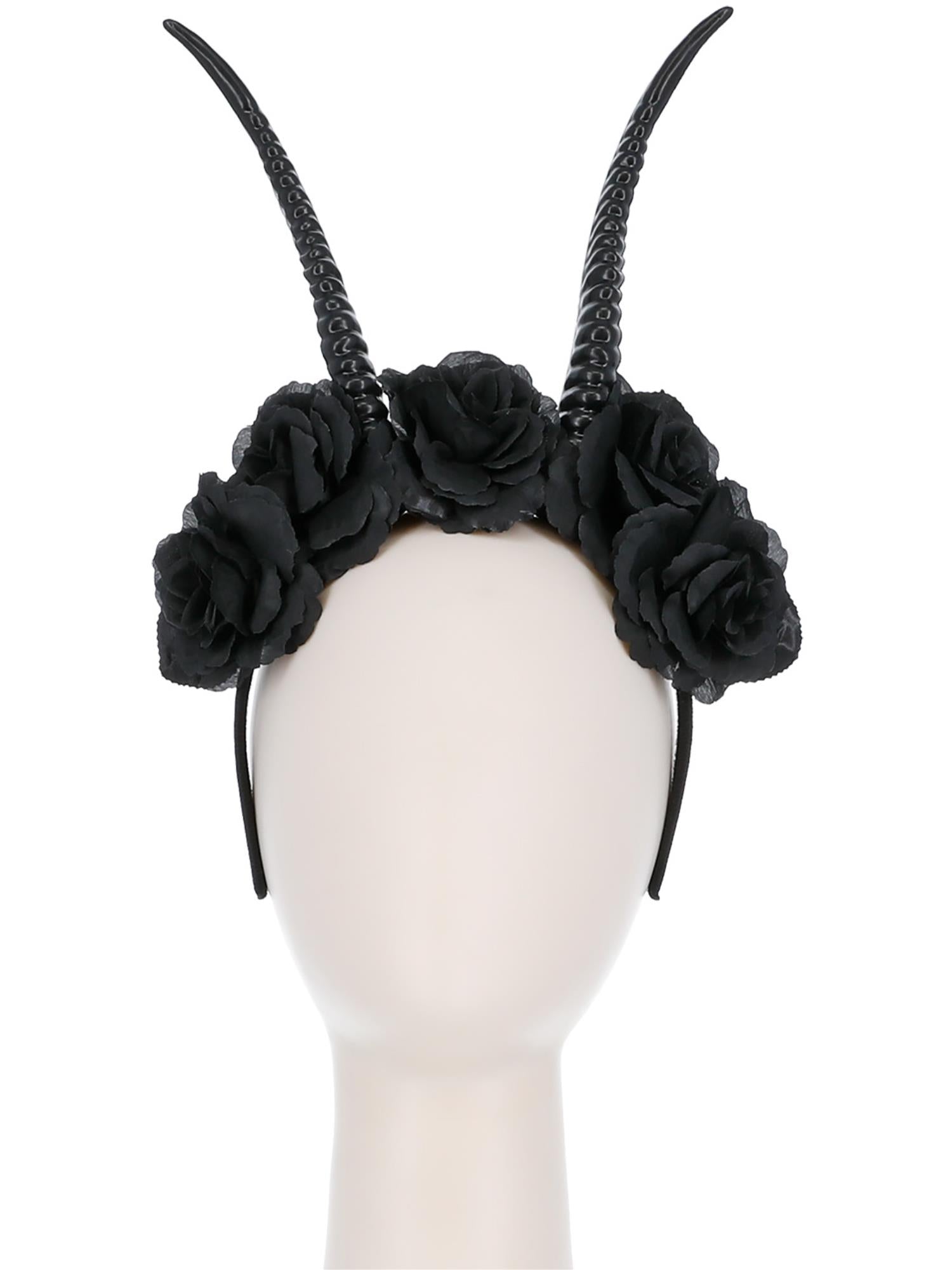Demon Horn Flower Headband 2