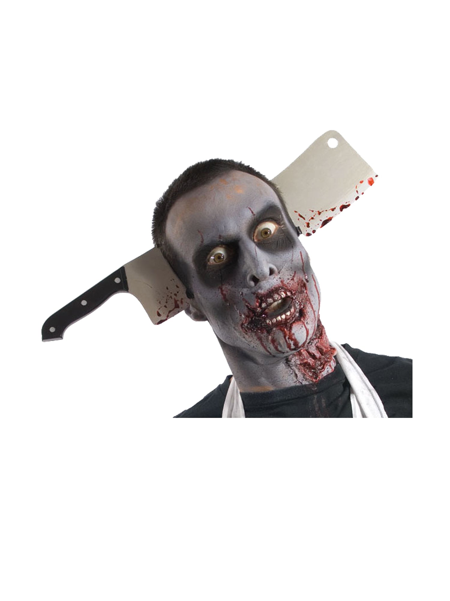 Zombie Cleaver Thru Head Toy 1