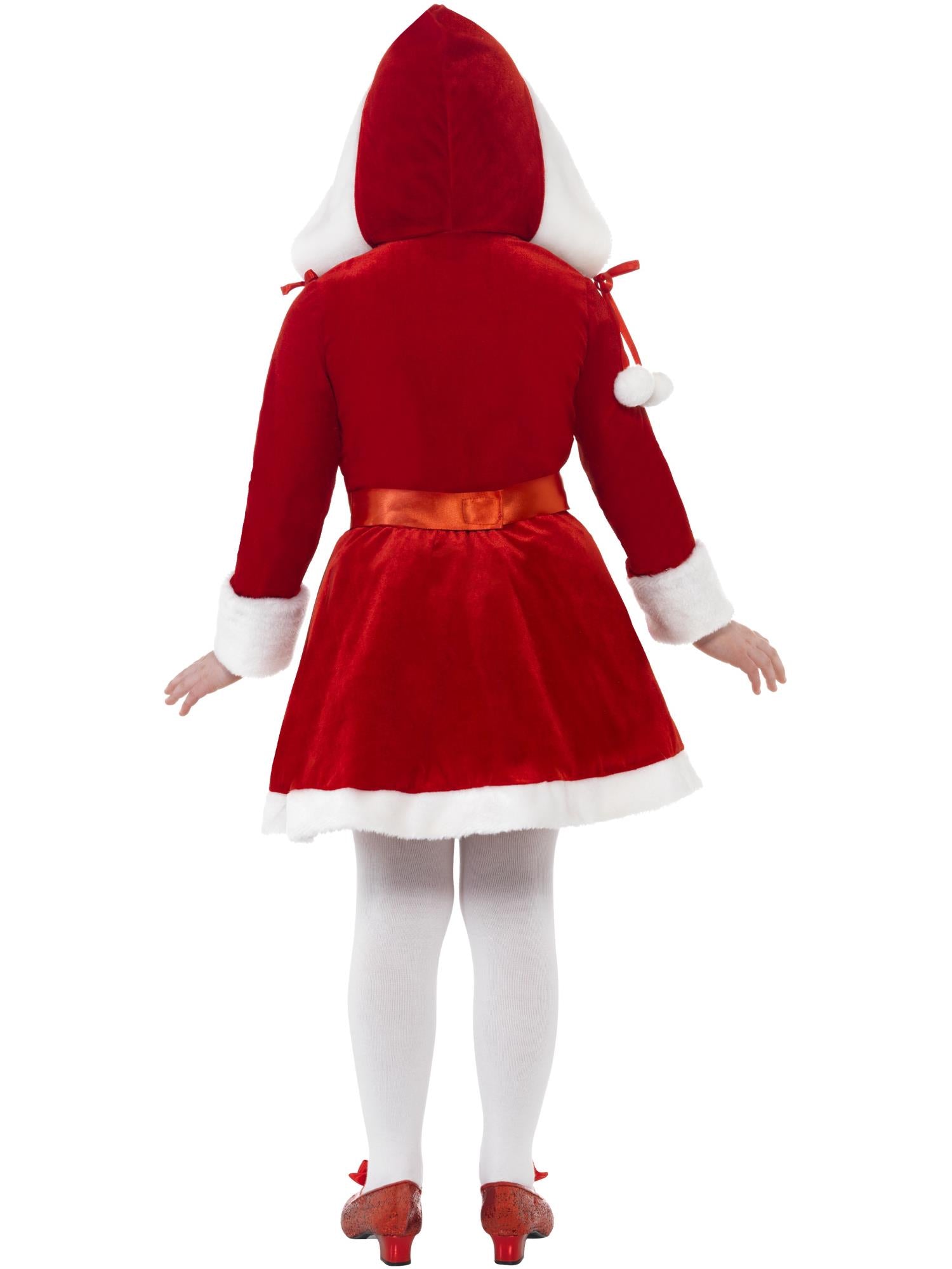 Little Miss Santa Costume, Red 2