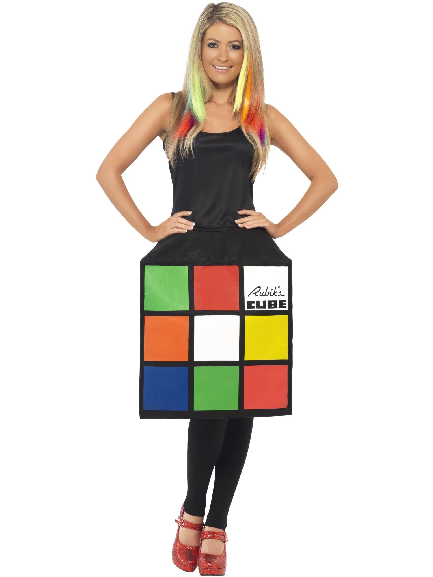 Rubik's Cube Costume, Multi-Coloured 1