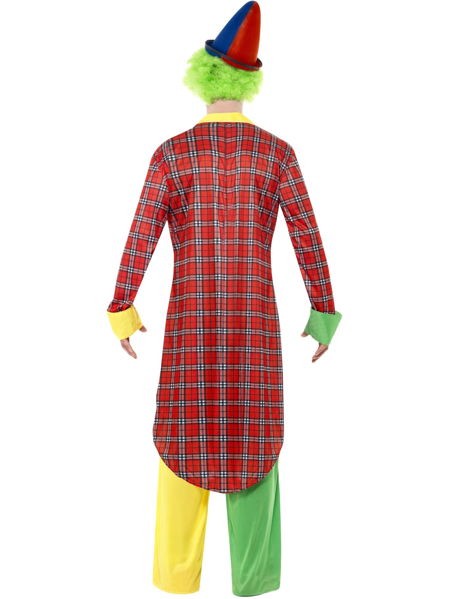 Deluxe La Circus Clown Costume, Multi-Coloured 2