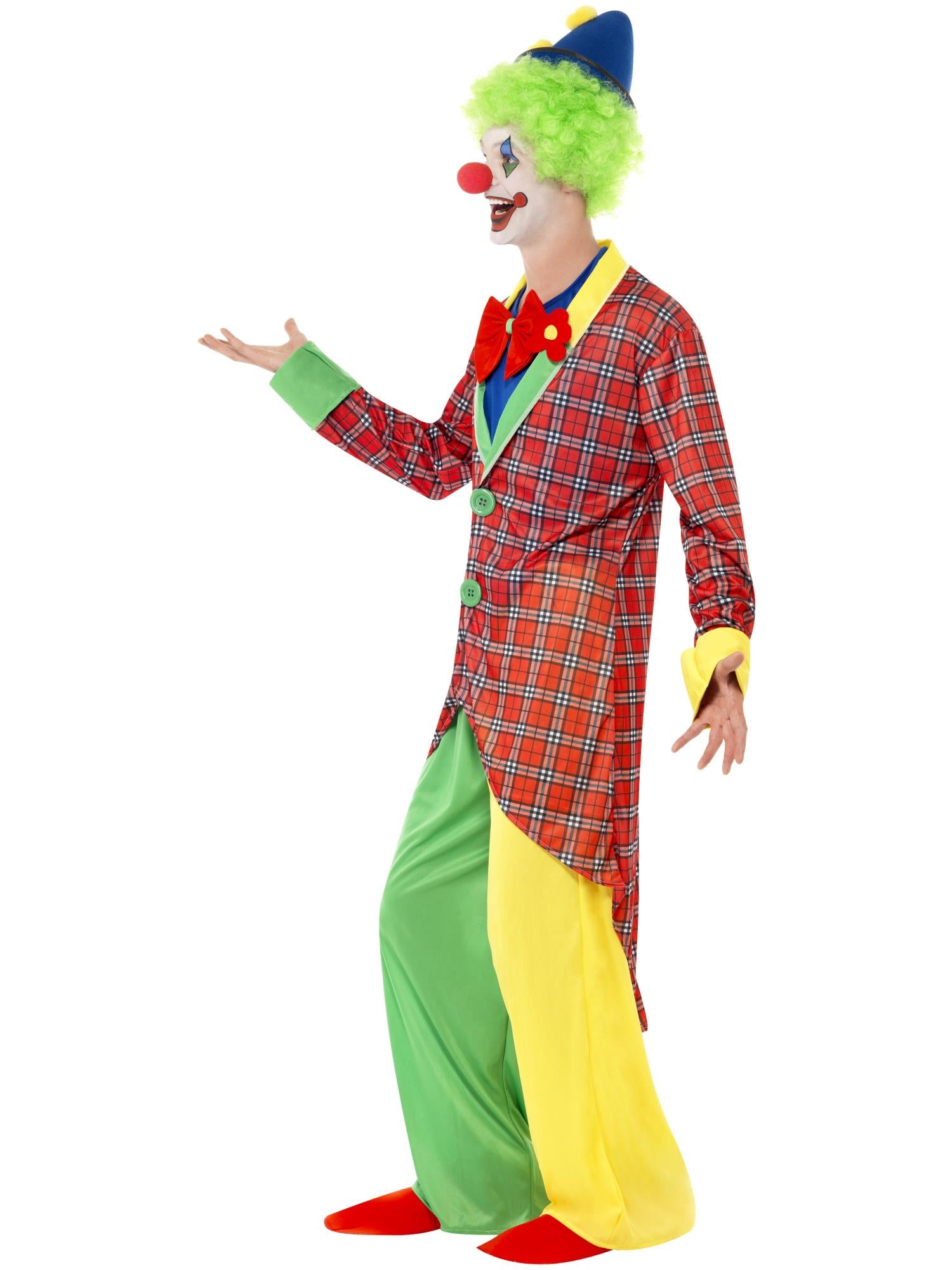 Deluxe La Circus Clown Costume, Multi-Coloured 3