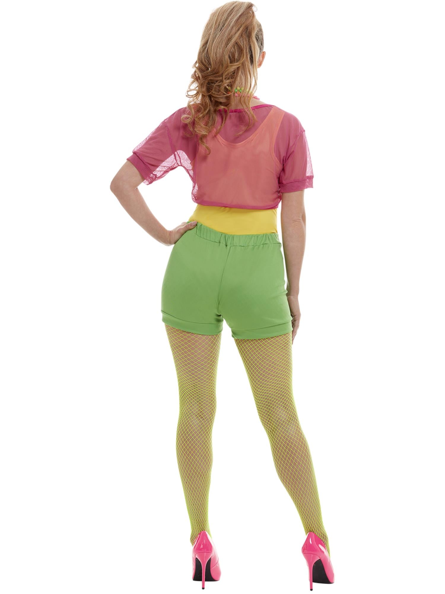 Let's Get Physical Girl Costume, Multi-Coloured 2