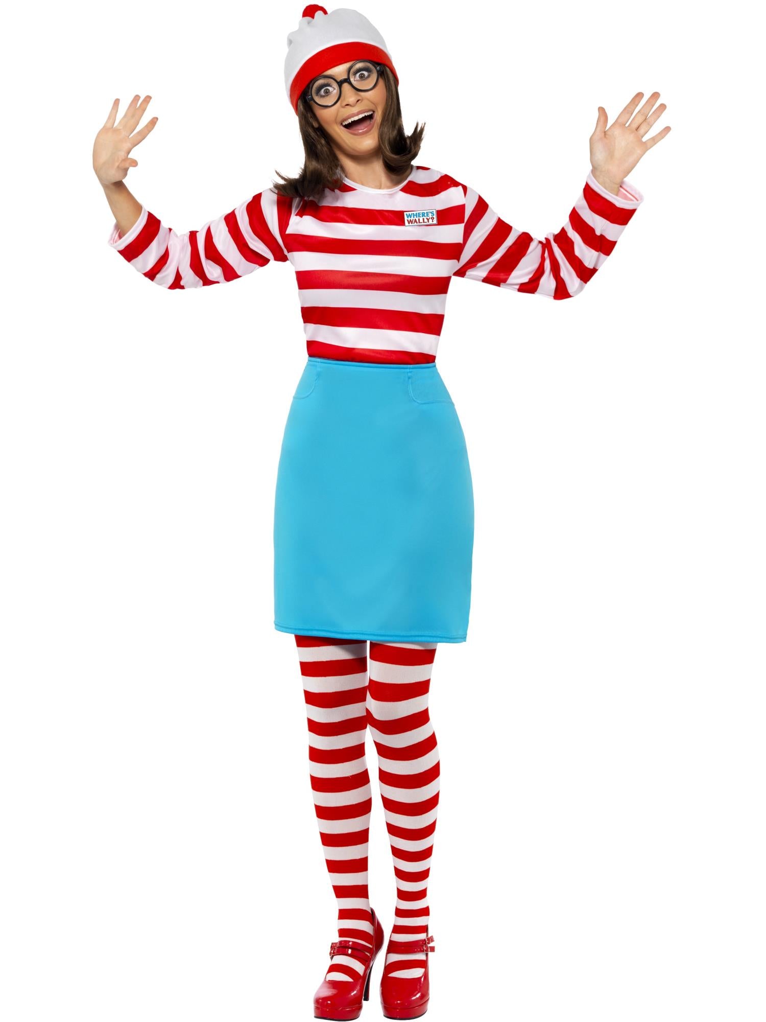 Where's Wally? Wenda Costume, Red & White 1