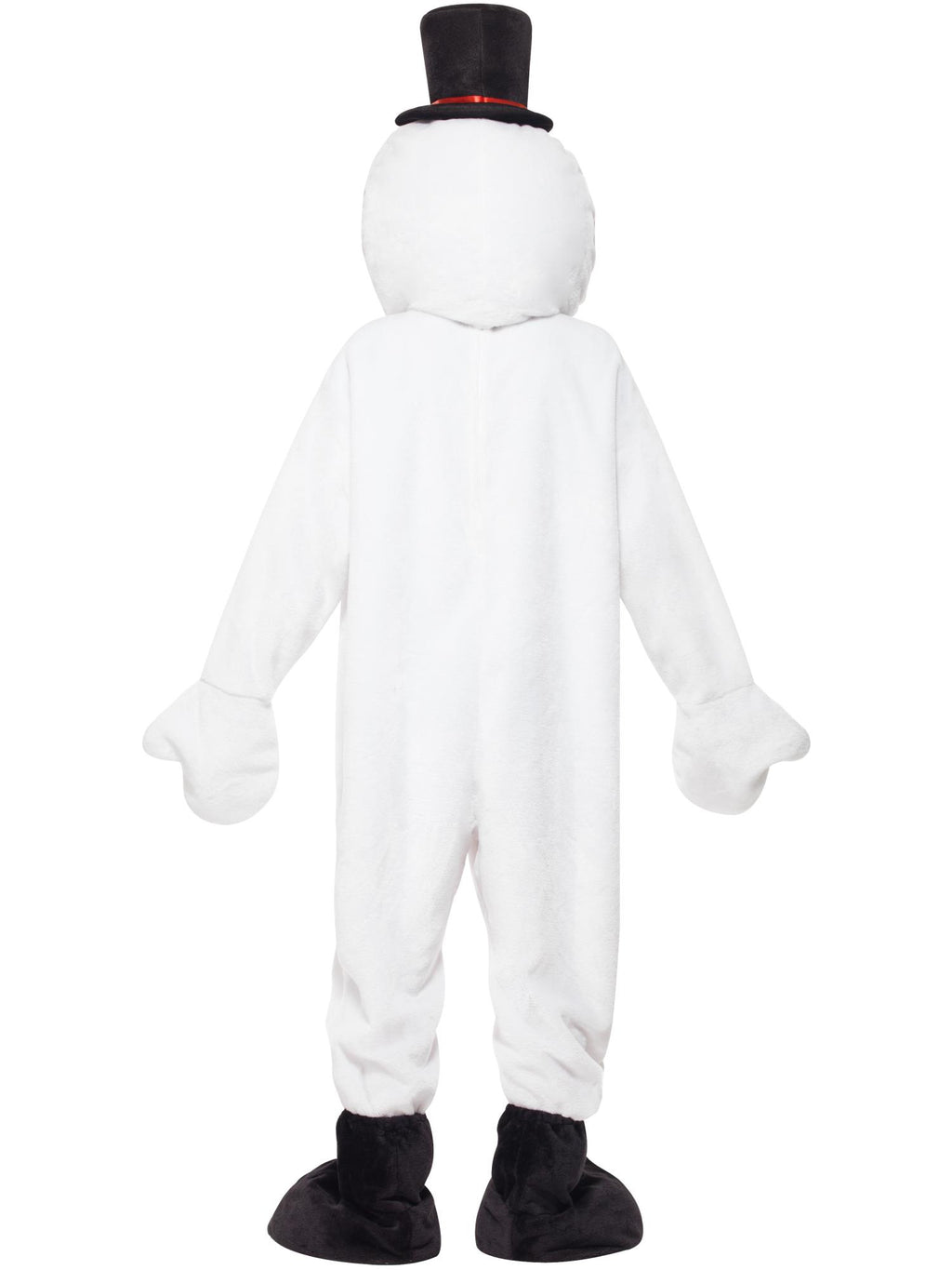 Snowman Mascot Costume, White 2