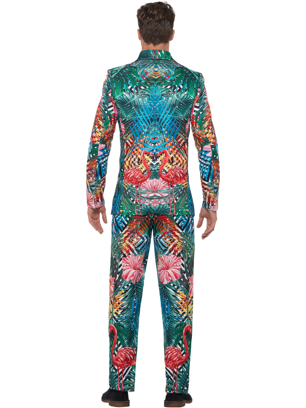 Hawaiian Tropical Flamingo Suit, Multi-Coloured 2