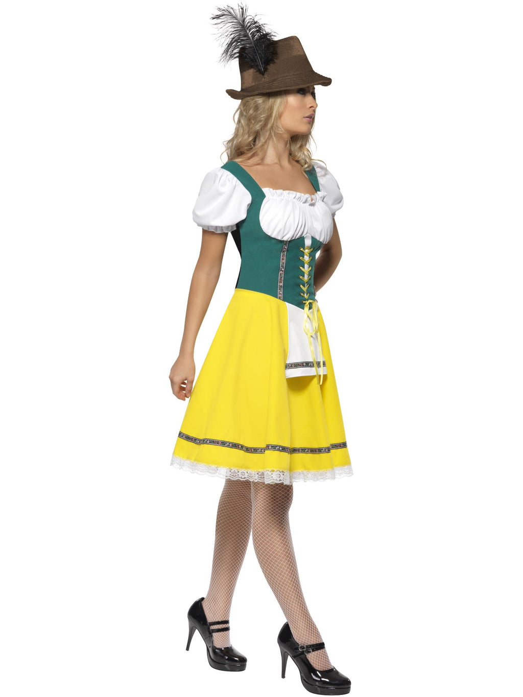 Beer Fest Costume, Female, Yellow 3