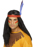 Native American Inspired Brave Wig, Black 1