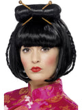Oriental Lady Wig, Black 1