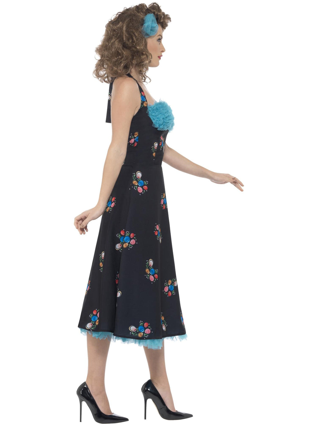 Grease Cha Cha DiGregorio Costume, Black 3