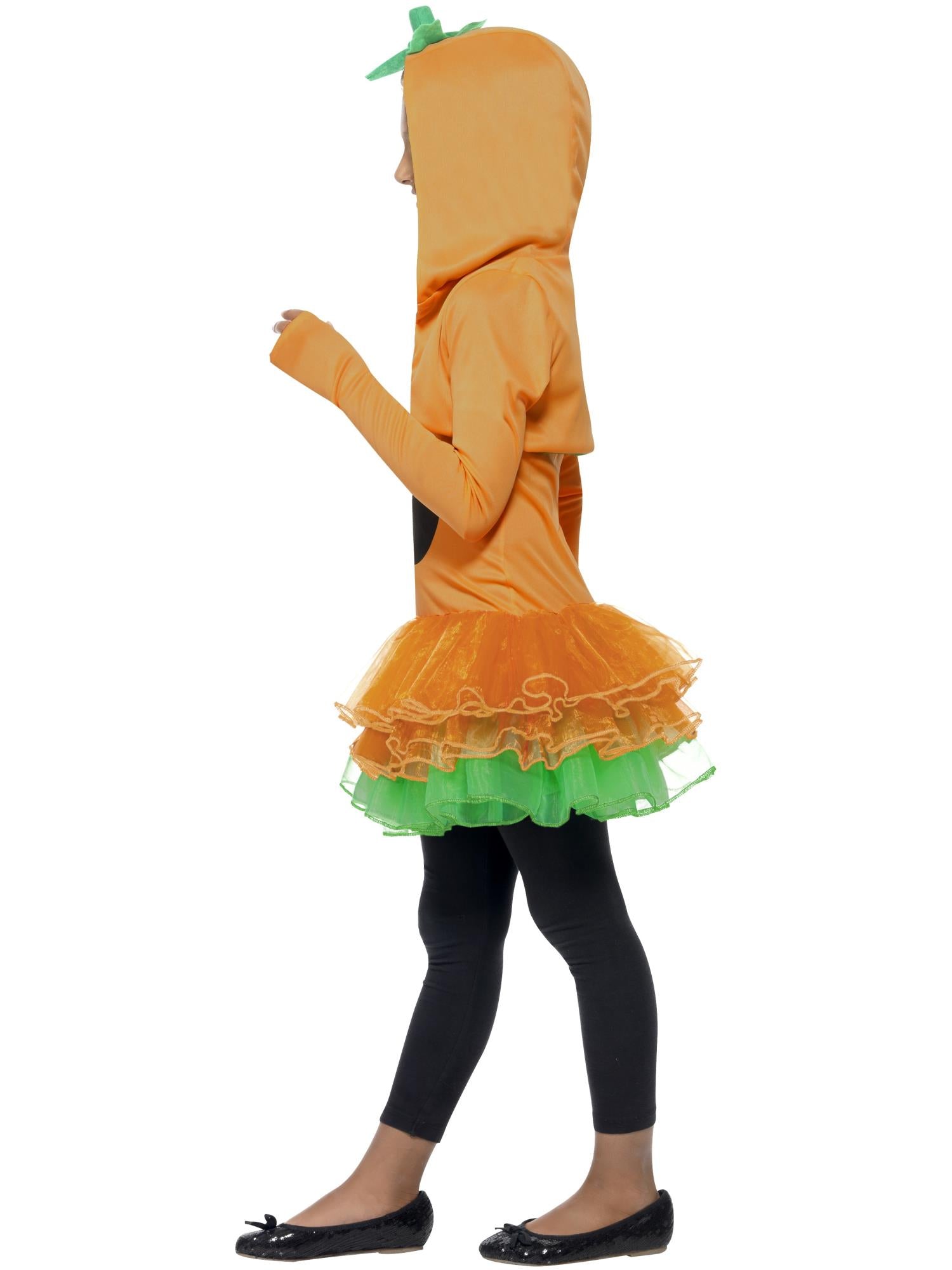 Pumpkin Tutu Dress Costume, Orange 3