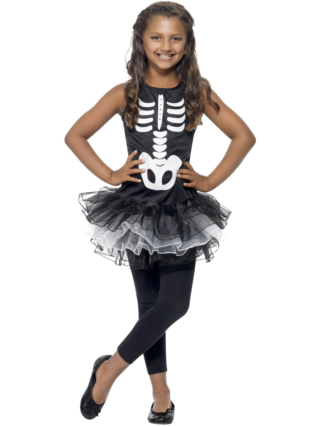 Skeleton Tutu Costume, Black 1