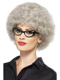 Granny Perm Wig, Grey 1