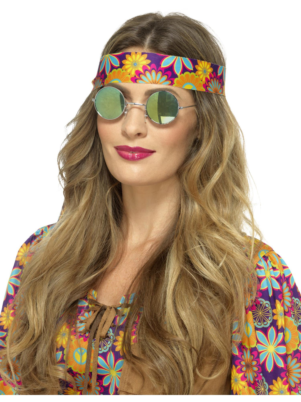 Hippie Specs, Mirrored, Green & Blue 1