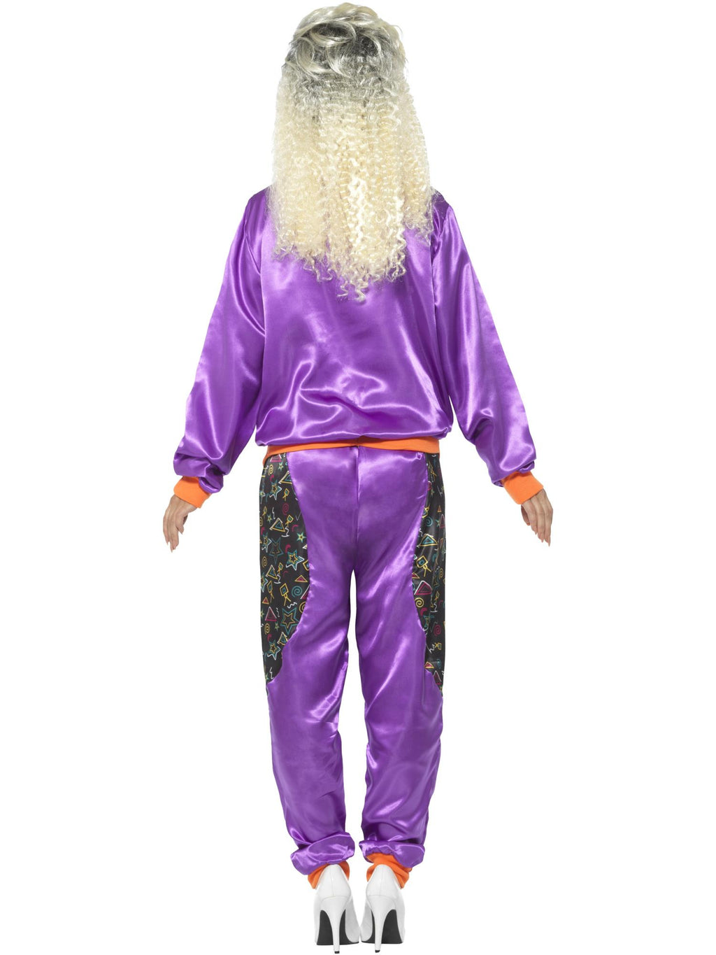 Retro Shell Suit Costume, Ladies, Purple 2