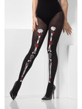Opaque Day of the Dead Tights, Black 1